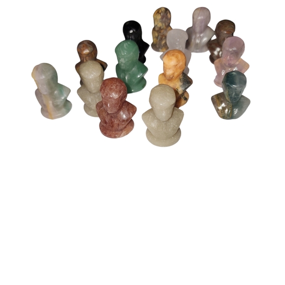 Donald Trump natural gemstone carvings. 2 FOR 15. PICKED RANDOMLY - Picture 9 of 10